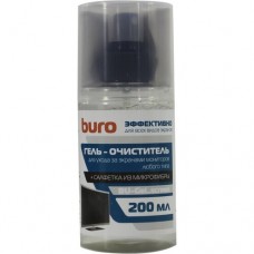 Чистящий набор (салфетки + гель) Buro BU-Gel_screen для экранов и оптики 200мл