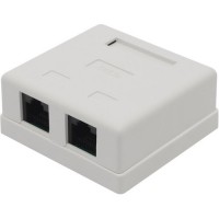 Розетка внешняя двойная RJ-45 кат.5(e)