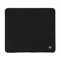 Коврик для мыши Gembird MP-35-30-BLACK, черный, 350х300х3мм, ткань+резина, оверлок, коробка