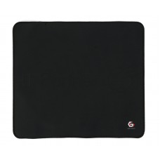 Коврик для мыши Gembird MP-35-30-BLACK, черный, 350х300х3мм, ткань+резина, оверлок, коробка