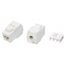 Модуль Hyperline (KJ8-8P8C-C5E-180-TLS-WH) информ. KeystoneRJ45 кат. 5E FTP бел.