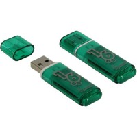 Флеш Диск 16Gb USB Drive <USB2.0> Smartbuy Glossy series Green (SB16GBGS-G)