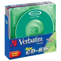 Mini CD-RW Verbatim   210Mb 12x speed