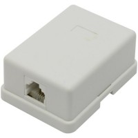 Розетка внешняя телефонная RJ-12 6P4C